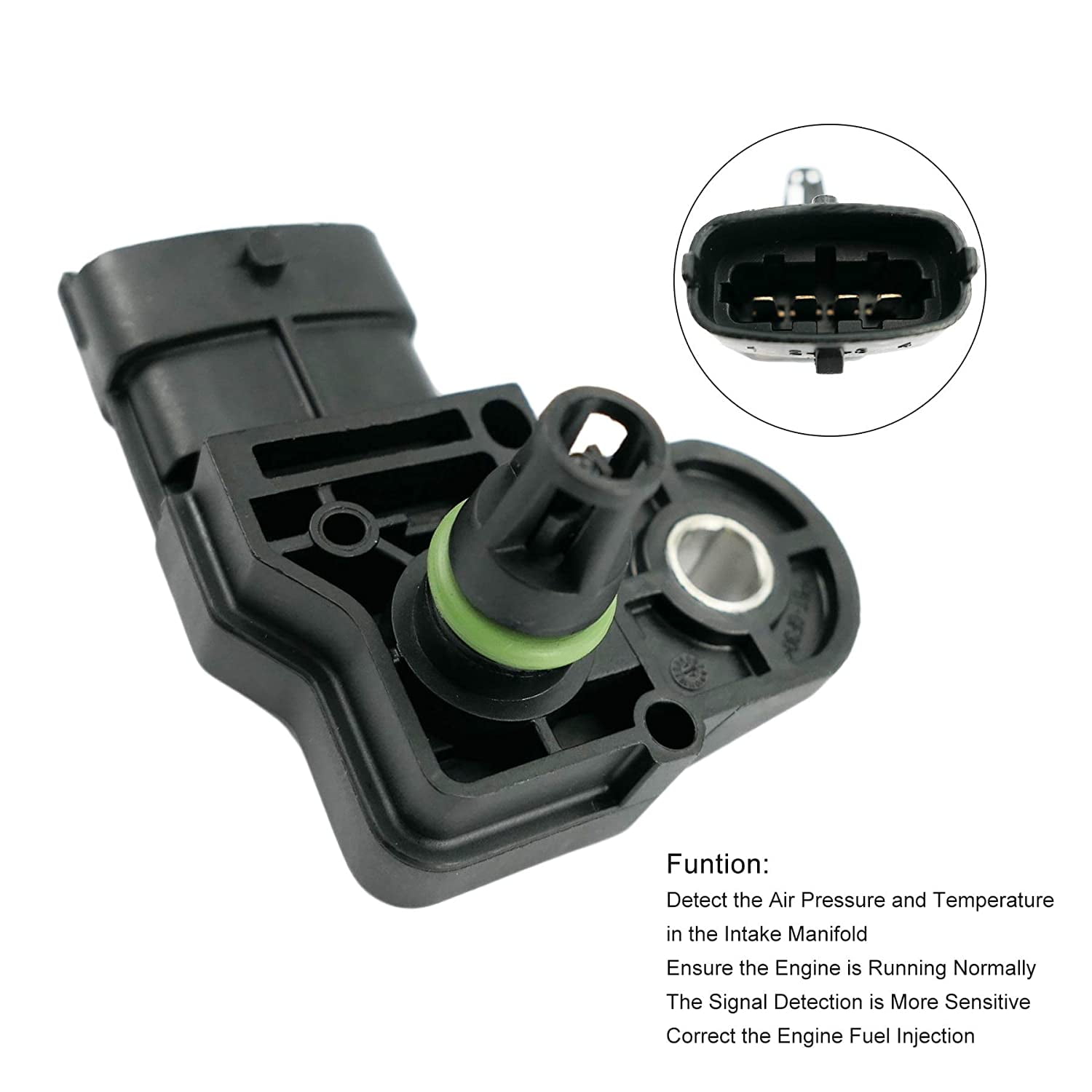 RZR XP TURBO XP 900 1000 Replace 2410422 2411528 2411082 RZR 170 570 800 900 1000 RS1 TMAP Sensor Air Flow Sensor Compatible with Polaris RGR 500 570 800 900 XP 800 XP 900 1000 XP RZR XP TURBO XP 900 1000 Replace 2410422 2411528 2411082 RZR 170 570 800 900 1000 RS1 TMAP Sensor Air Flow Sensor Compatible with Polaris RGR 500 570 800 900 XP 800 XP 900 1000 XP
